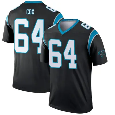 Men's Legend Bryan Cox Carolina Panthers Black Jersey