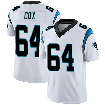 Men's Limited Bryan Cox Carolina Panthers White Vapor Untouchable Jersey