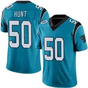 Men's Limited Robert Hunt Carolina Panthers Blue Alternate Vapor Untouchable Jersey