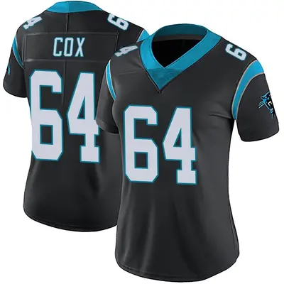 Women's Limited Bryan Cox Carolina Panthers Black Team Color Vapor Untouchable Jersey