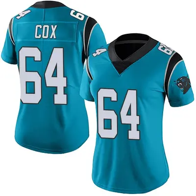 Women's Limited Bryan Cox Carolina Panthers Blue Alternate Vapor Untouchable Jersey