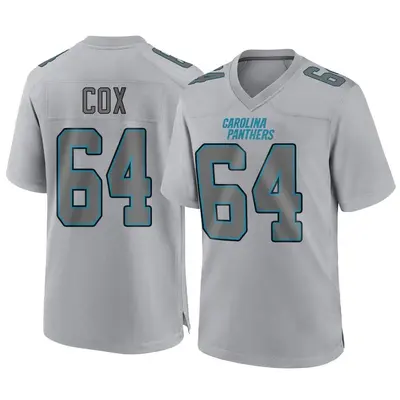 Youth Game Bryan Cox Carolina Panthers Gray Atmosphere Fashion Jersey