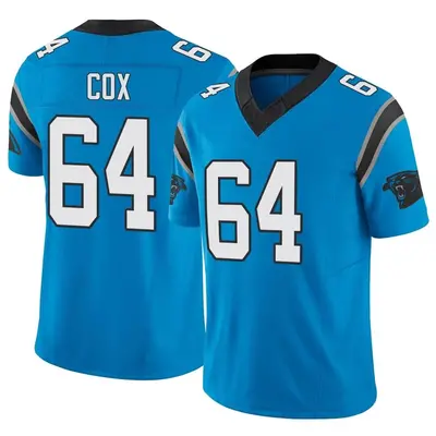 Youth Limited Bryan Cox Carolina Panthers Blue Vapor F.U.S.E. Jersey